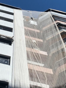 Obra executada no condomínio Canrobert