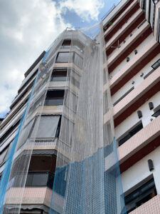 Obra executada no condomínio Canrobert