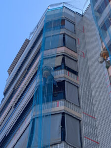 Obra executada no condomínio Canrobert