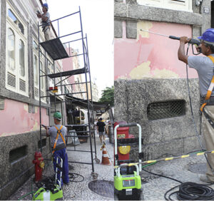 Reforma e recuperação da fachada do Hotel Vila Galé no Centro do Rio de Janeiro