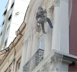 Reforma e recuperação da fachada do Hotel Vila Galé no Centro do Rio de Janeiro